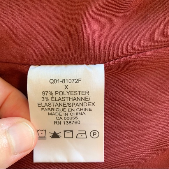 Wine red plus size camisole - high quality! - Picture 3 of 6